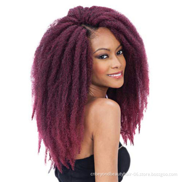 18 Inch Long Marley Hair Afro Kinky Curly  Marley Twist Braiding Hair Synthetic Marley Braids Hair Extensions